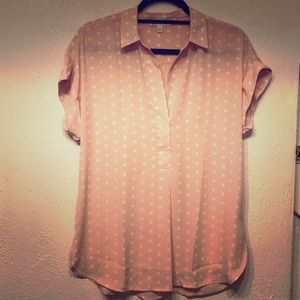 DR2 Split Back Woven Pleat Back Tee